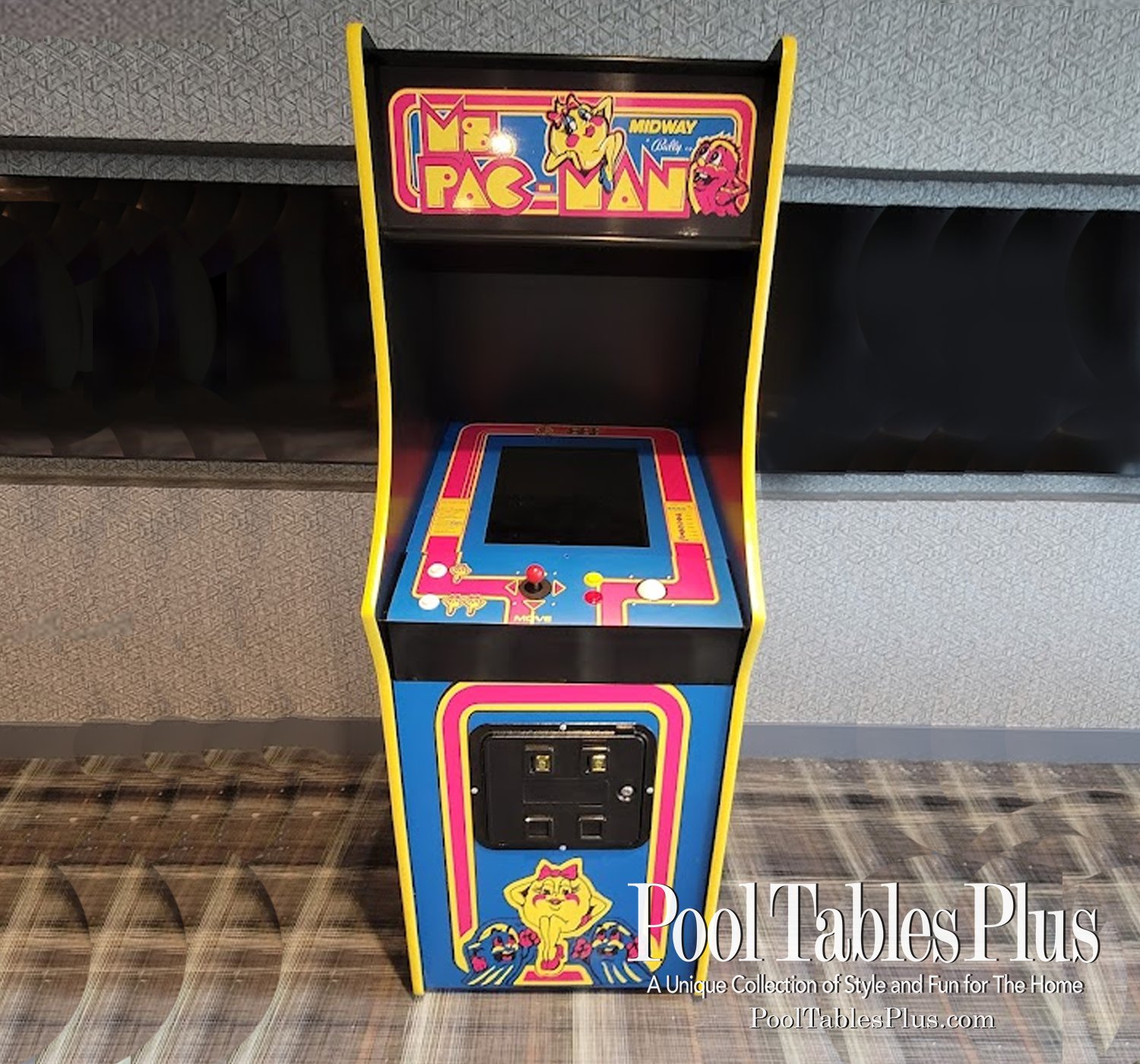 Pacman Arcade Multi Game With Built in Fridge! Plays 60 to 400 Games! For  Sale | Billiards N More