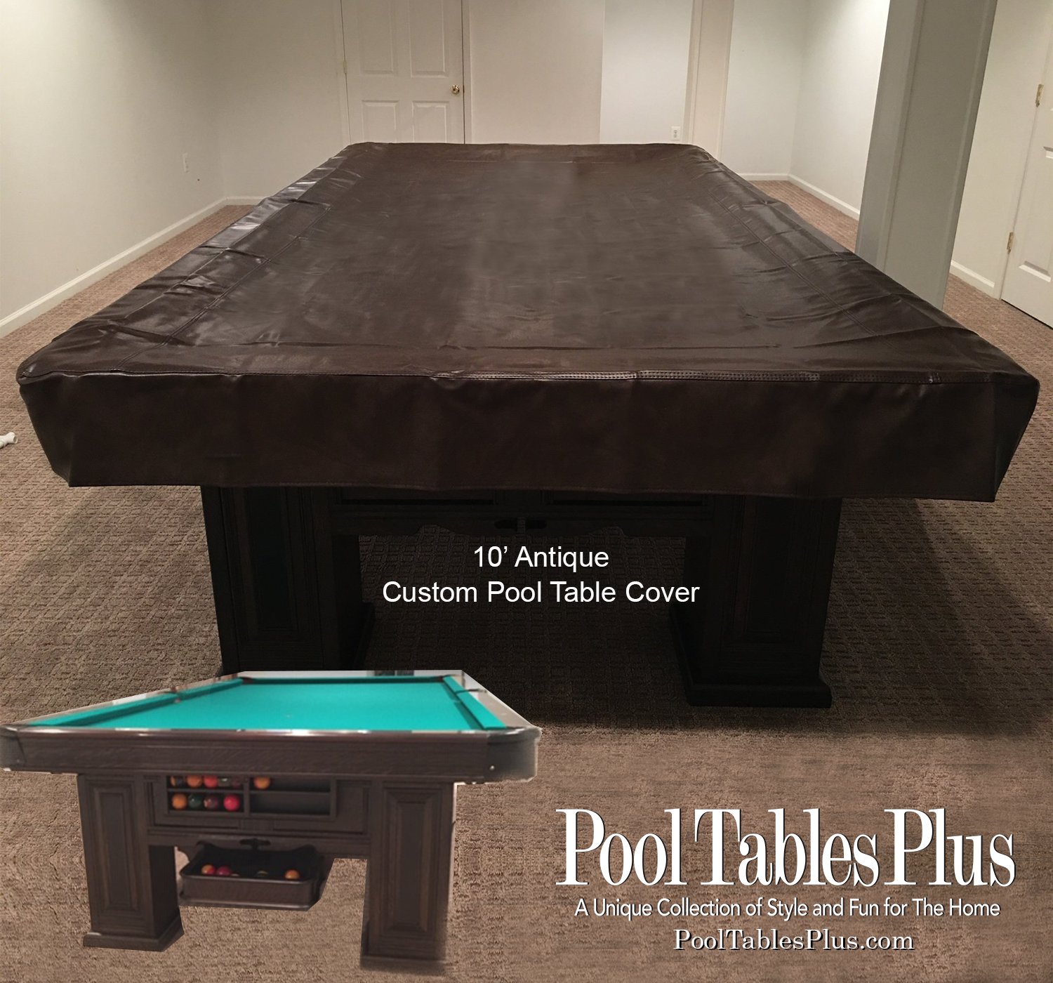 Custom Fitted Pool Table Cover Usa, Leather Pool Table Cover