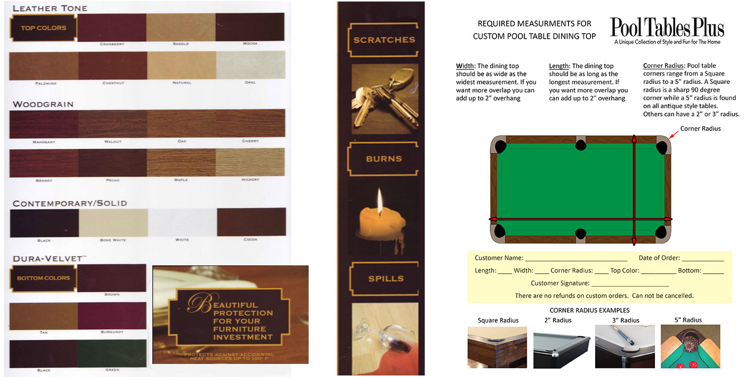 Tables Accessories Table Pads For Pool Tables Billiard