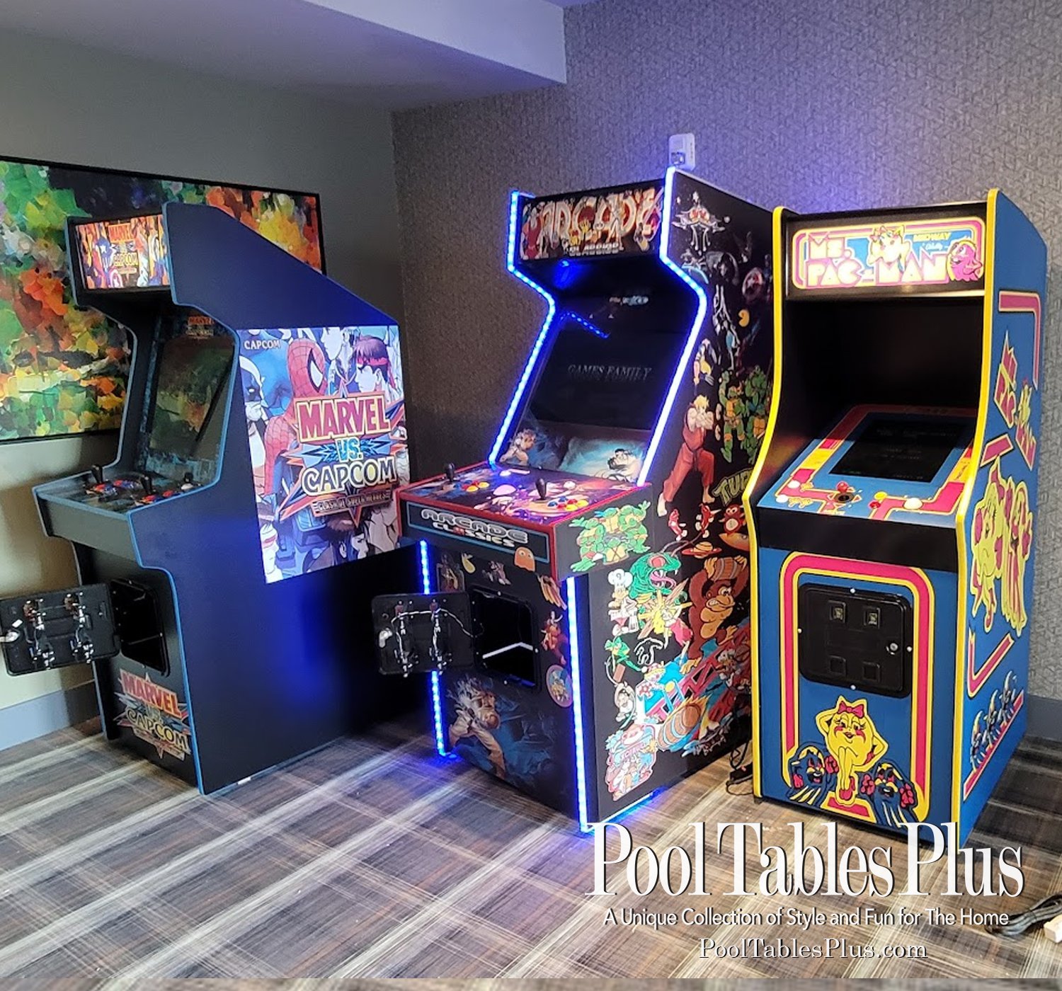 Pacman Iconic FULL SIZE Multi-Game Plays 60 To 400 Classic Games For Sale |  Billiards N More