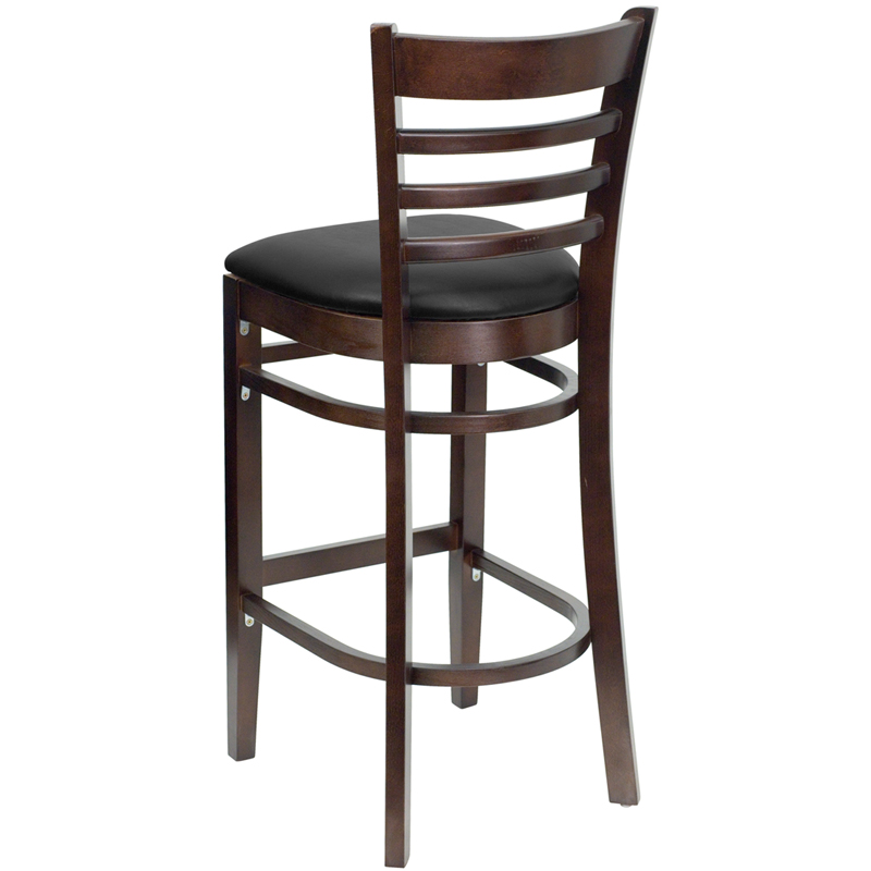 Wood Ladderback Barstool