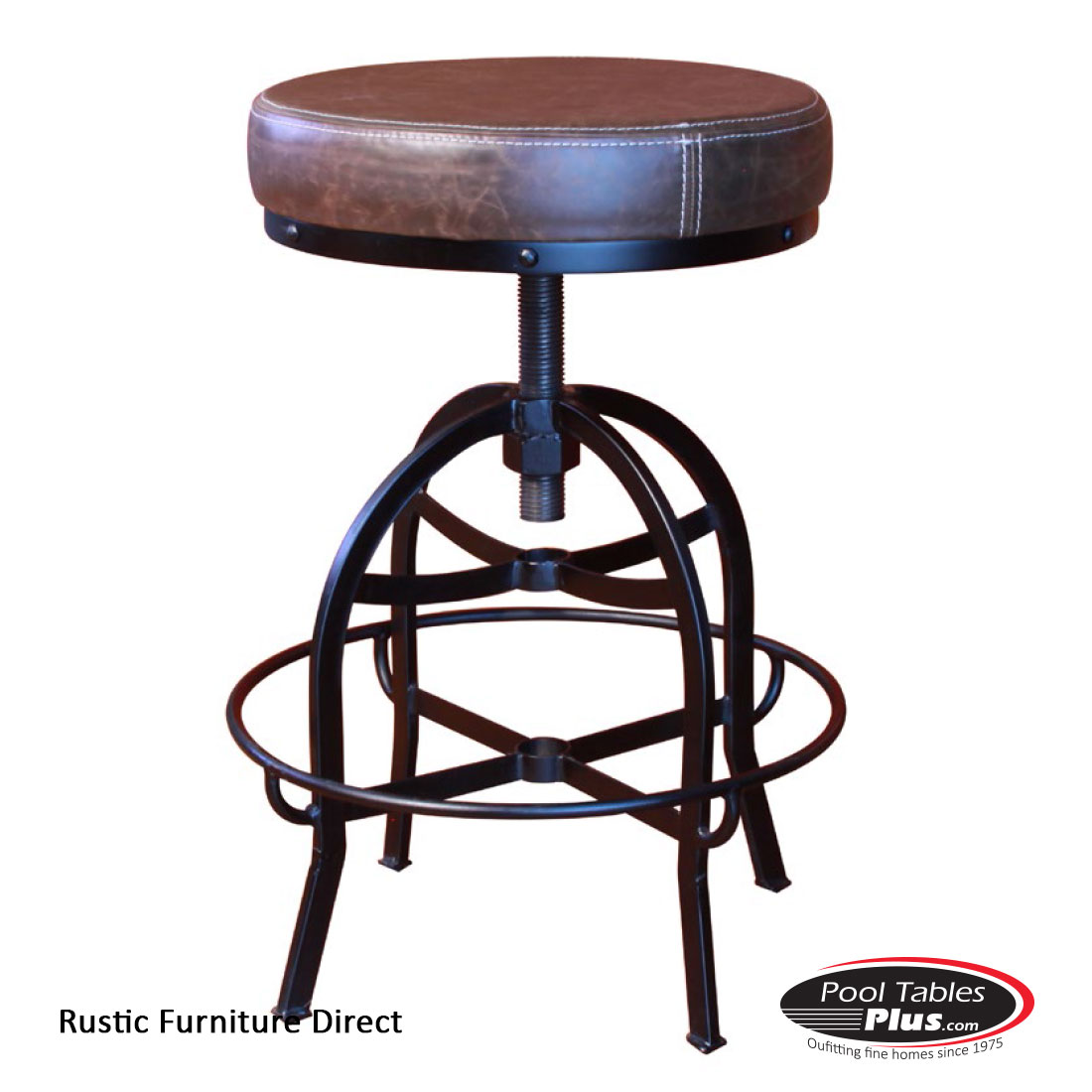 Rustic Adjustable D98B Barstool