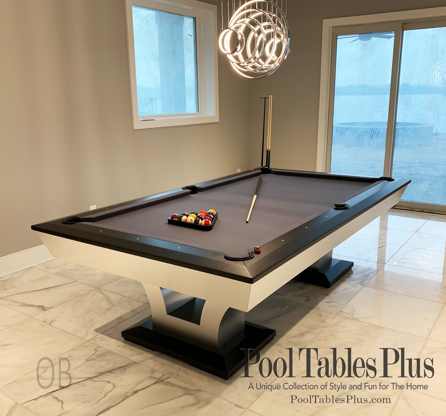 Contemporary Pool Table, Buy Online Now