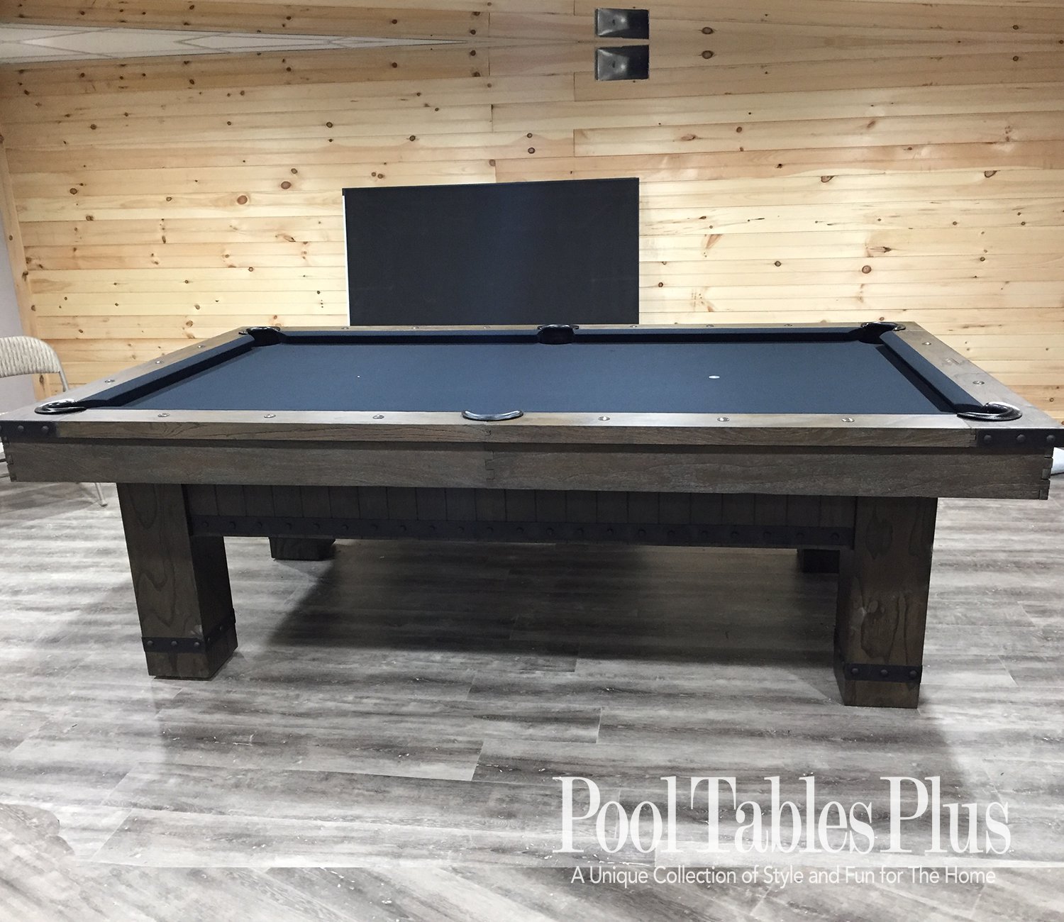 Morse Pool Table By Plank Hide Montana 7 Or 8 Pool Table