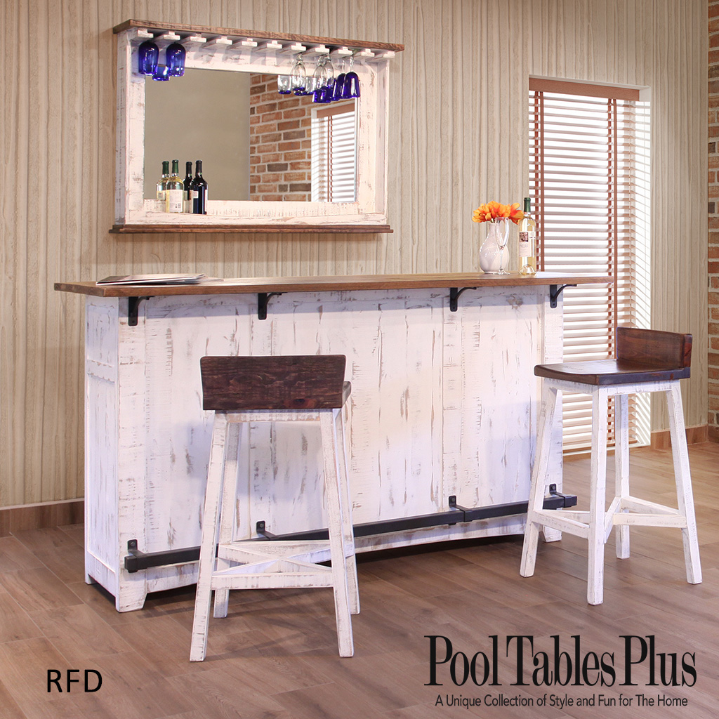 Pueblo White Home Bar