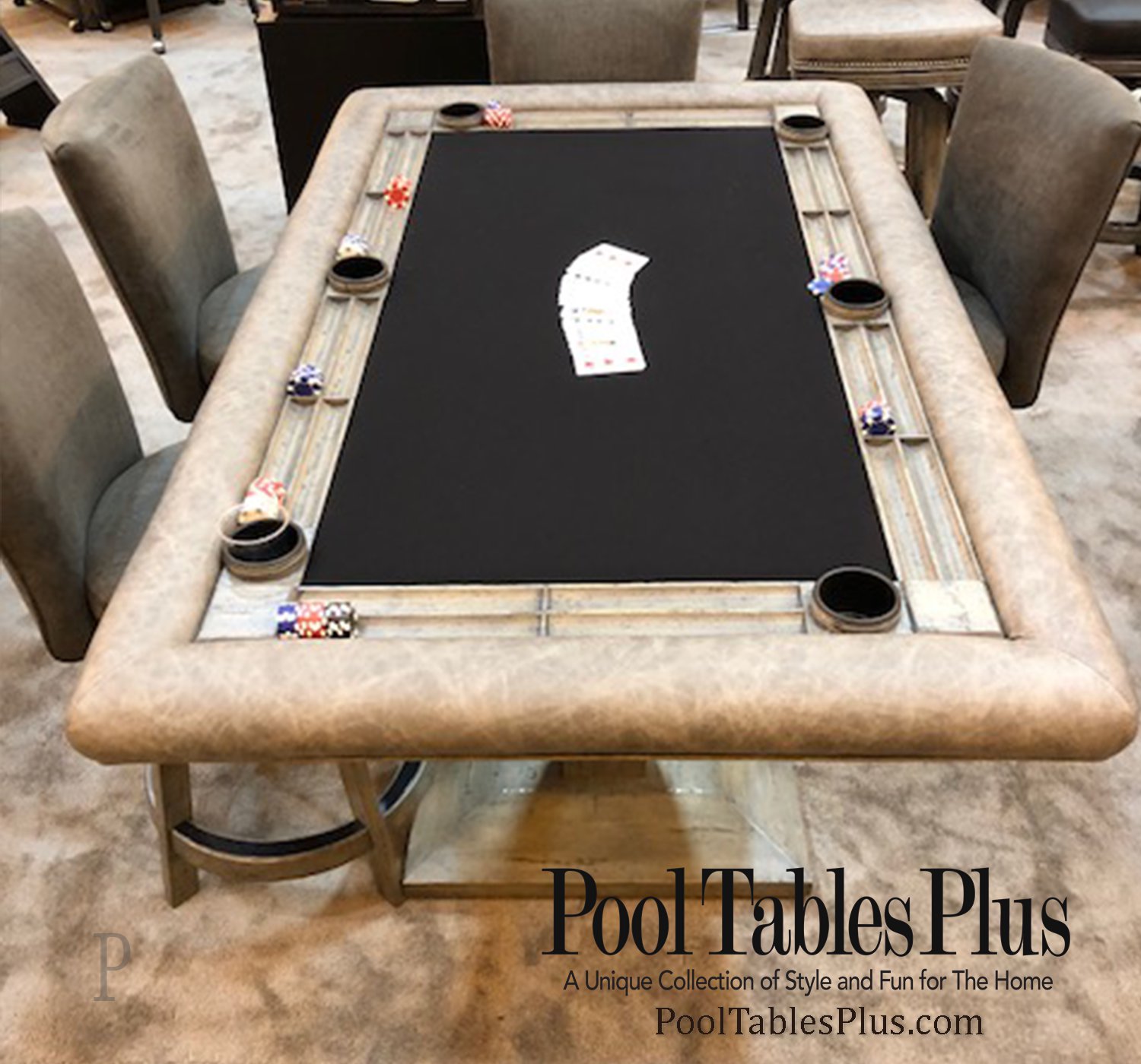 Treviso Rectangular Poker Dining Table