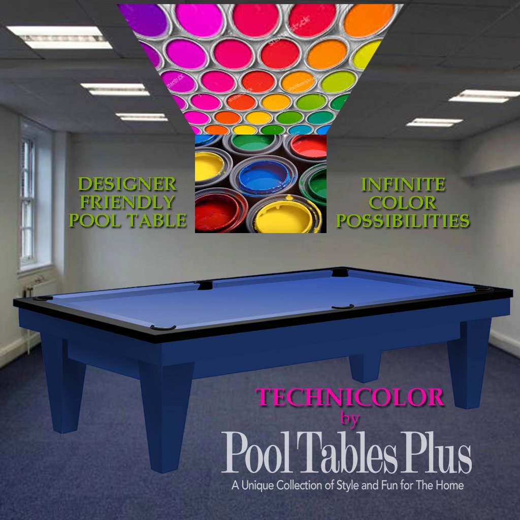 Symphony Pool Table in Living Color