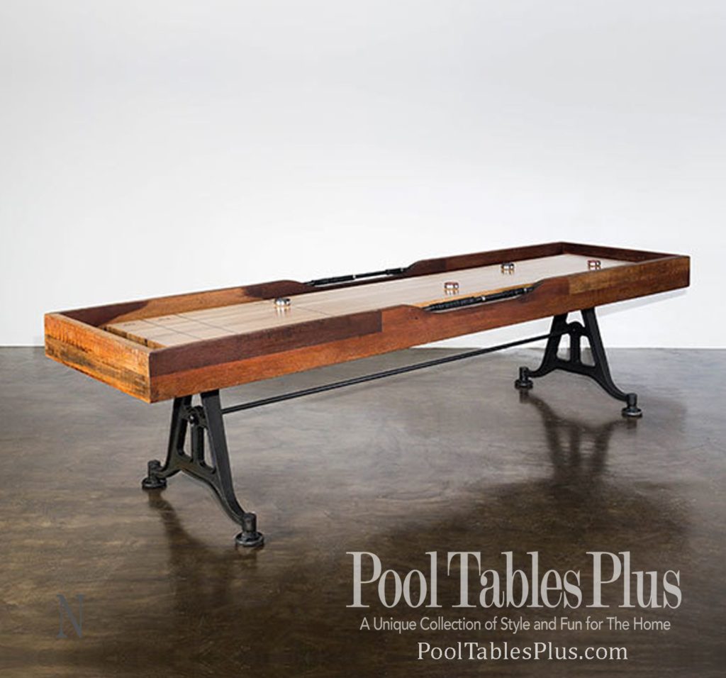 9′ Shuffleboard Table Reclaimed Wood