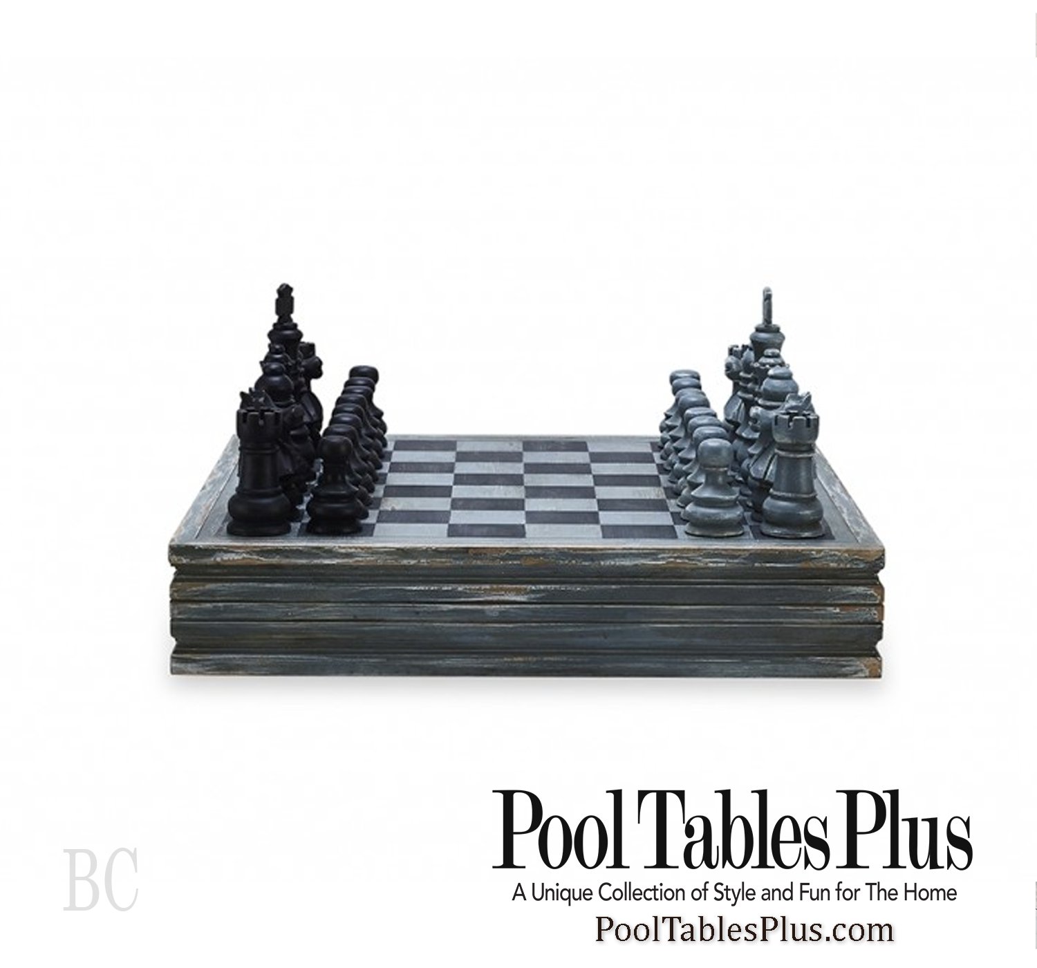 Table Top Chess Set with Drawers