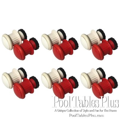 Set of 4 Red Rings For Large Bumper Pool Bumper Posts 