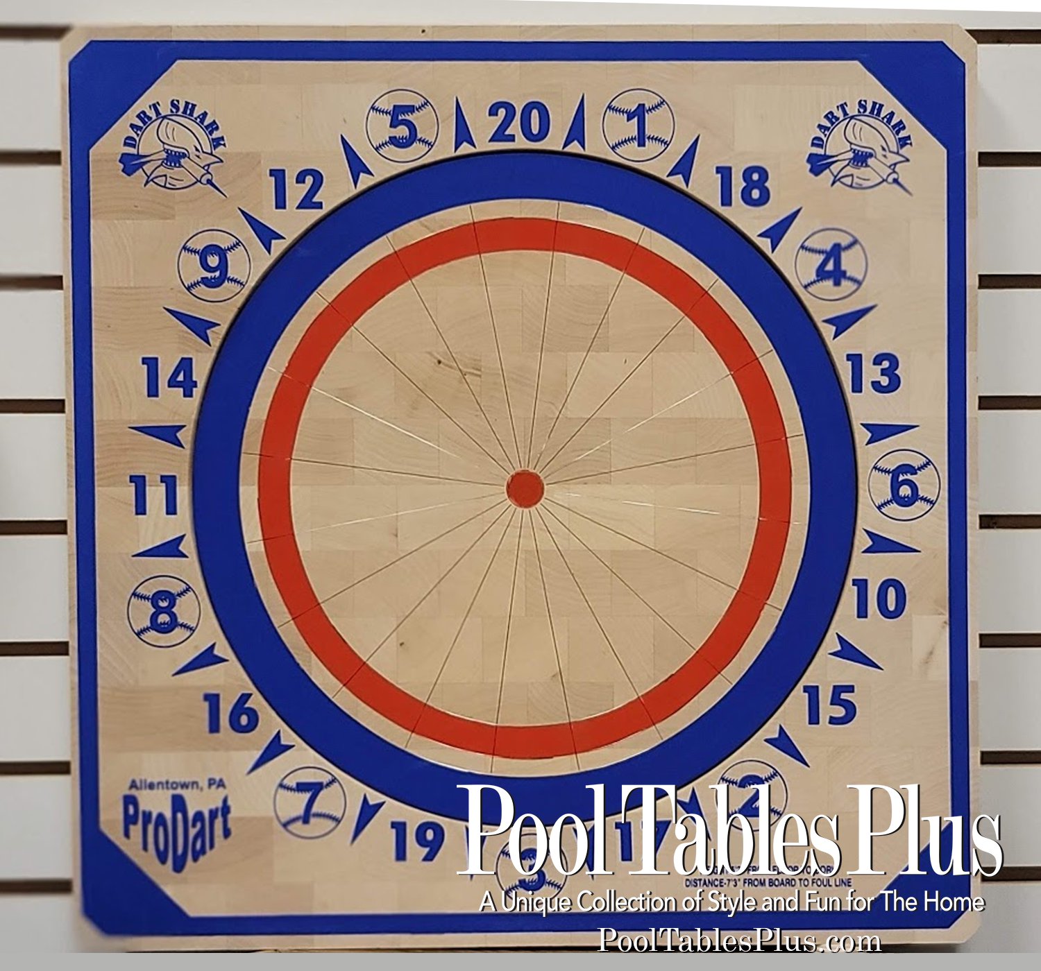 American Wooden Dartboard