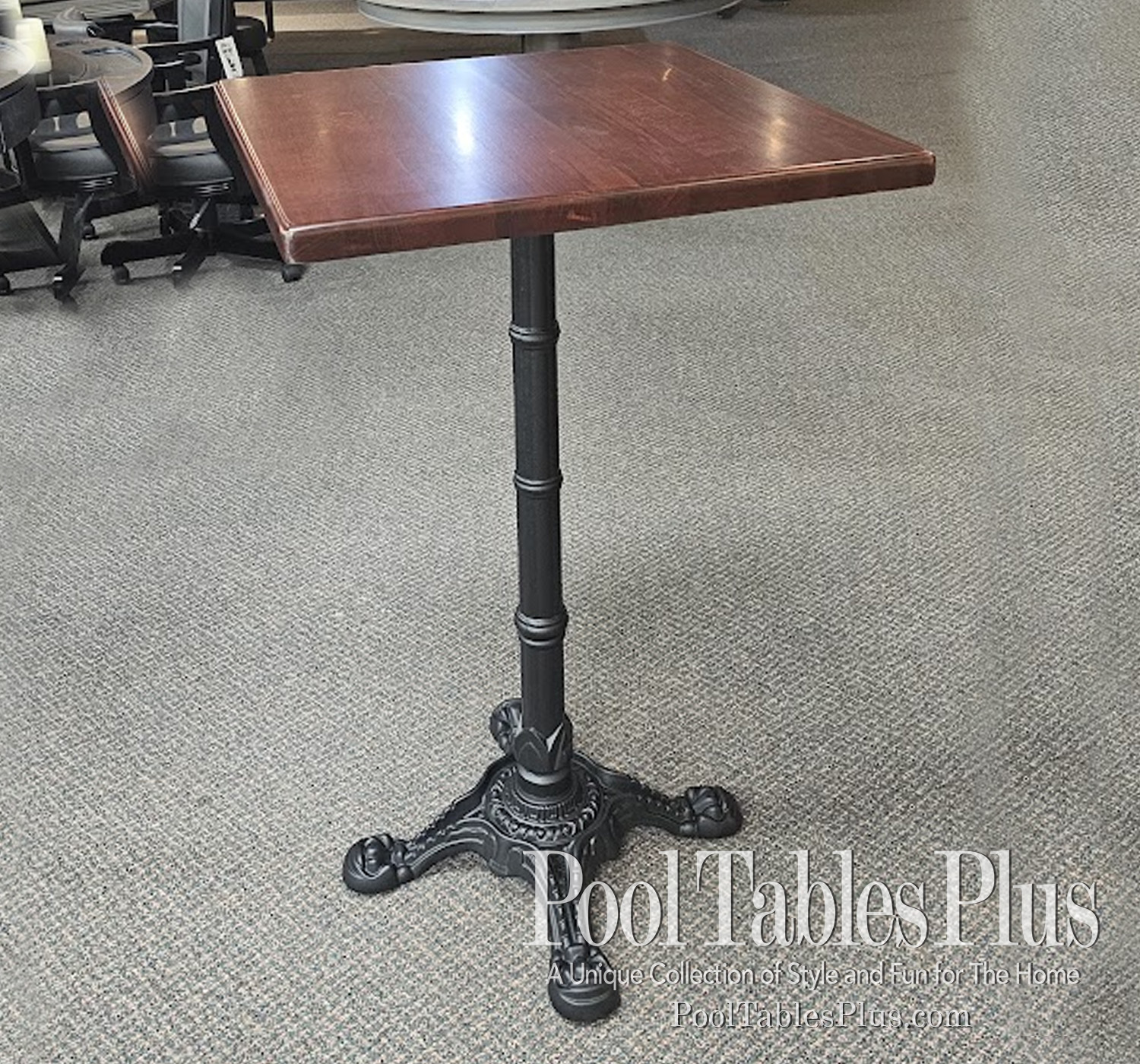 Parisian Pub Table with solid wood top